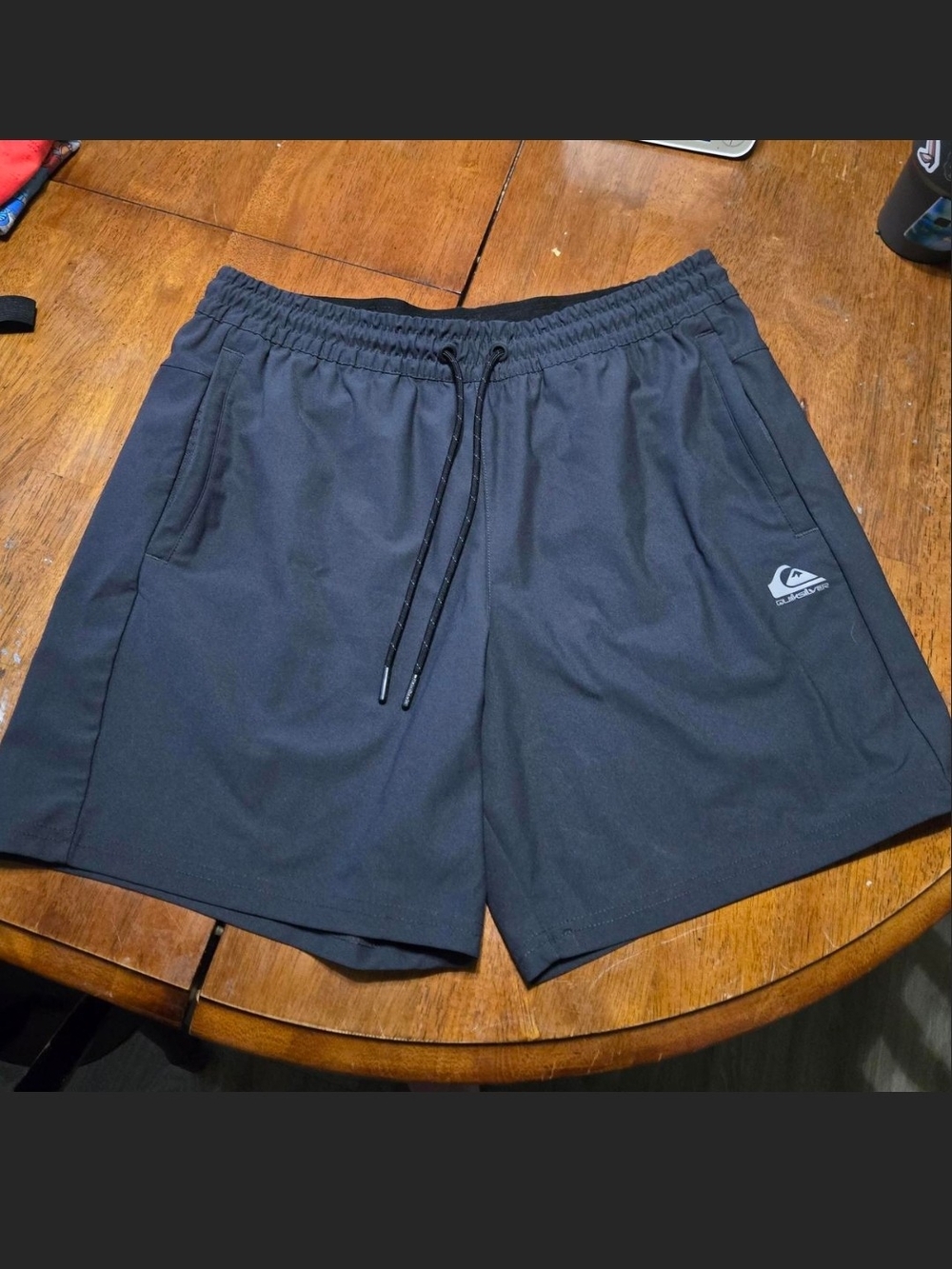 Quiksilver Men’s Blue Shorts With Drawstring